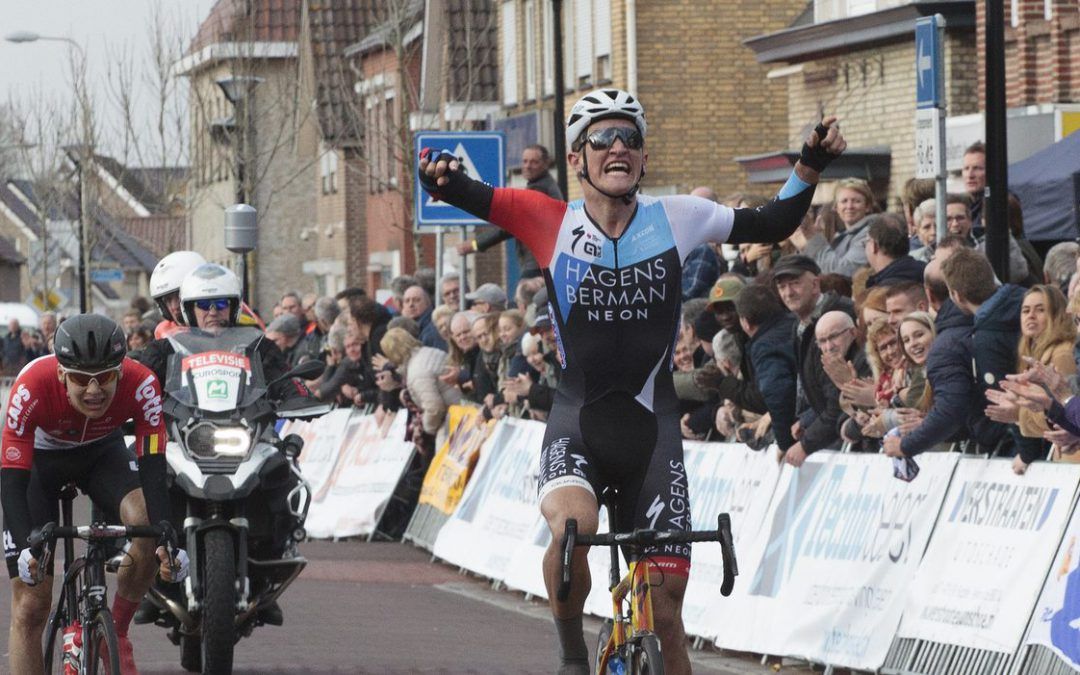 Mikkel Bjerg triomfeert in Rabobank Dorpenomloop Rucphen